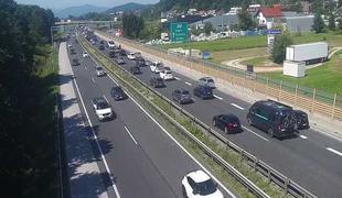 Gneča in zastoji na slovenskih cestah
