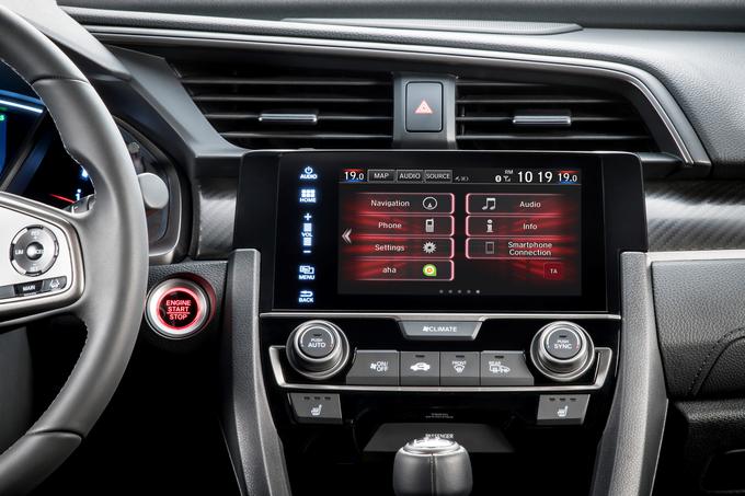 Navigacija bo Garminova, posodbljanje zemljevidov pa brezplačno prvih pet let po nakupu avtomobila. | Foto: Honda