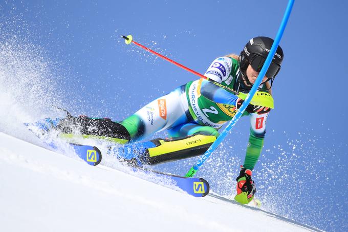 Ana Bucik je današnji slalom končala na četrtem mestu. | Foto: Guliverimage/Vladimir Fedorenko