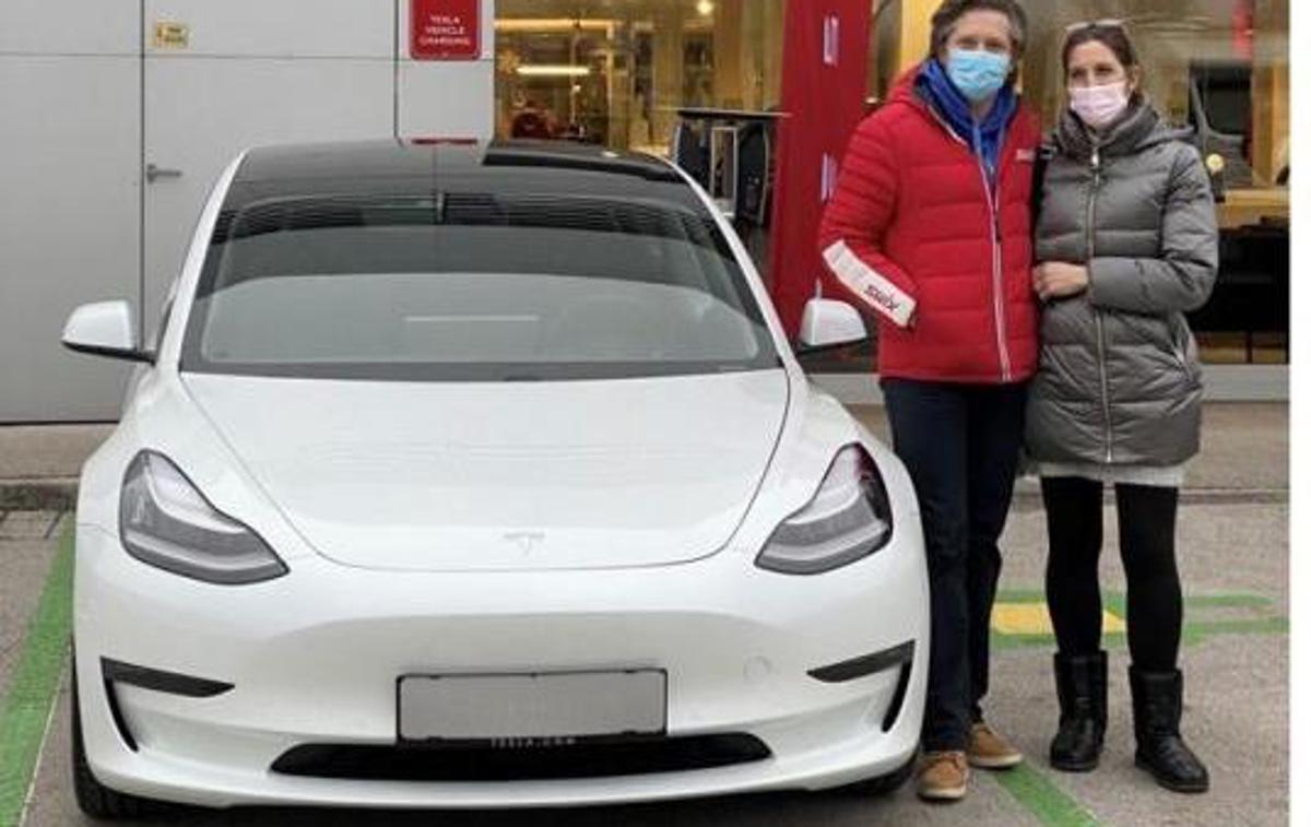 Tesla Slovenija | Nekatere izmed skoraj pol milijona novih tesel so kupci prevzeli tudi v Ljubljani. | Foto Tesla