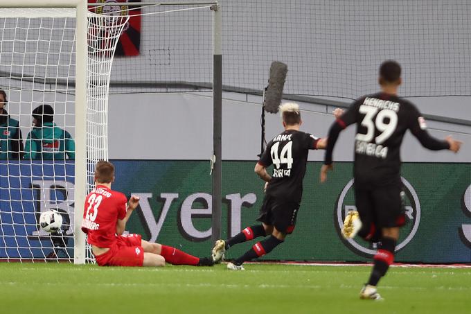 Takole je Kevin Kampl v petek zabil svoj prvi prvenstveni gol v tej sezoni za Bayer Leverkusen. | Foto: Guliverimage/Getty Images