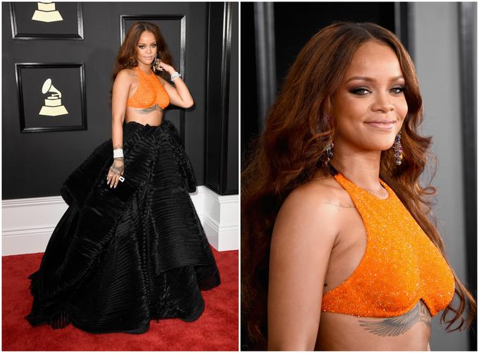 Rihanna skoraj povsem elegantna ... | Foto: Getty Images