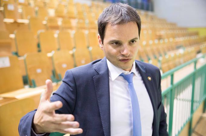 Direktor Uniona Olimpije je bil še pred tednom dni previden glede Olimpijinega povabila v Eurocup. | Foto: Vid Ponikvar