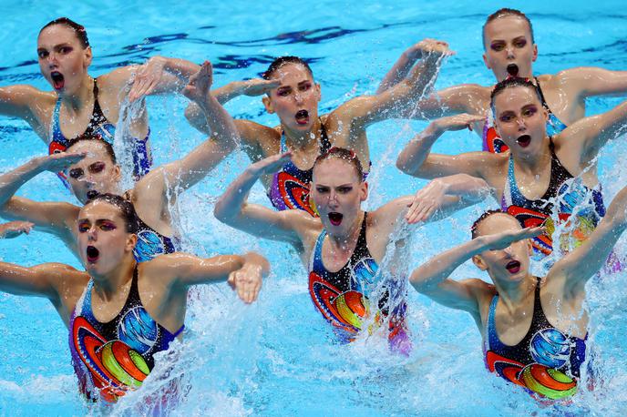 Rusija sinhrono plavanje | Rusinje nadaljujejo ekipno prevlado v sinhronem plavanju. | Foto Reuters