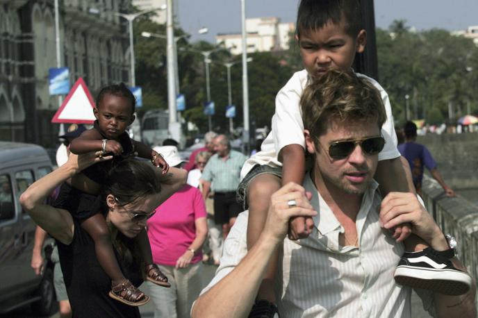 Angelina Jolie in Brad Pitt | Foto Reuters