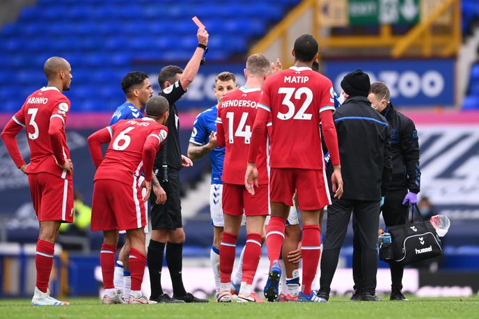 Everton Liverpool | Ekipi iz Liverpoola sta se razšli brez zmagovalca. | Foto Reuters