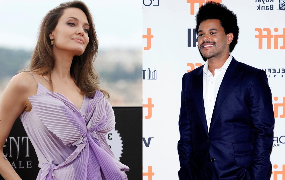 Angelina Jolie, The Weeknd | Nov zvezdniški par? | Foto Reuters
