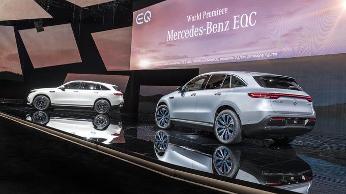 Mercedes-Benz bo začel EQ C izdelovati v začetku naslednjega leta. Prodaja bo stekla sredi prihodnjega leta. V Slovenijo ga leta 2019 predvidoma še ne bo. | Foto: Mercedes-Benz