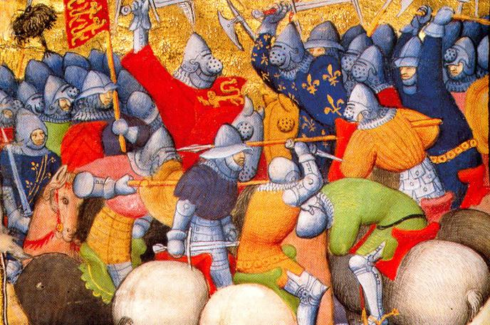 Stoletna vojna - bitka pri Crecyju leta 1346 | Foto commons.wikimedia.org