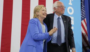 Bernard Sanders: Clintonova bo izjemna predsednica
