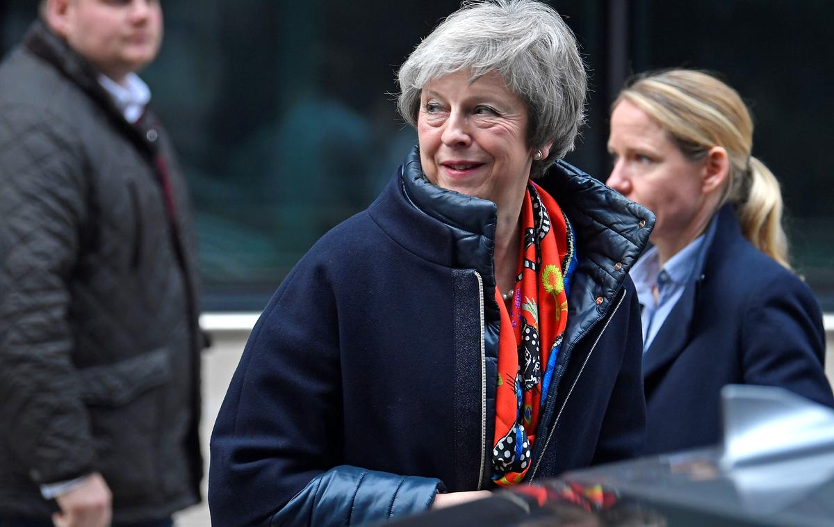 Theresa May | Britanska premierka Theresa May naj bi v petek odstopila s položaja britanske premierke. | Foto Reuters