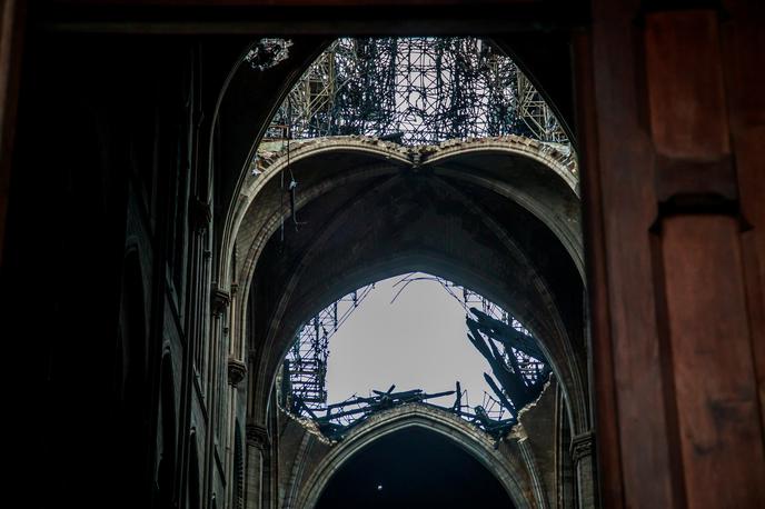 Notre Dame | V katedrali Notre-Dame v Parizu je v ponedeljek zvečer izbruhnil požar. | Foto Reuters