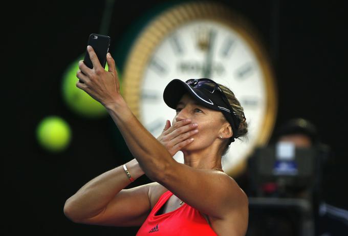 Mirjana Lučić-Baroni se je po 18 letih uvrstila v polfinale grand slam turnirja. | Foto: Reuters