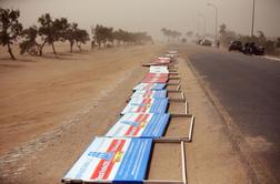 Peščena nevihta preprečila peto etapo dirke po Omanu