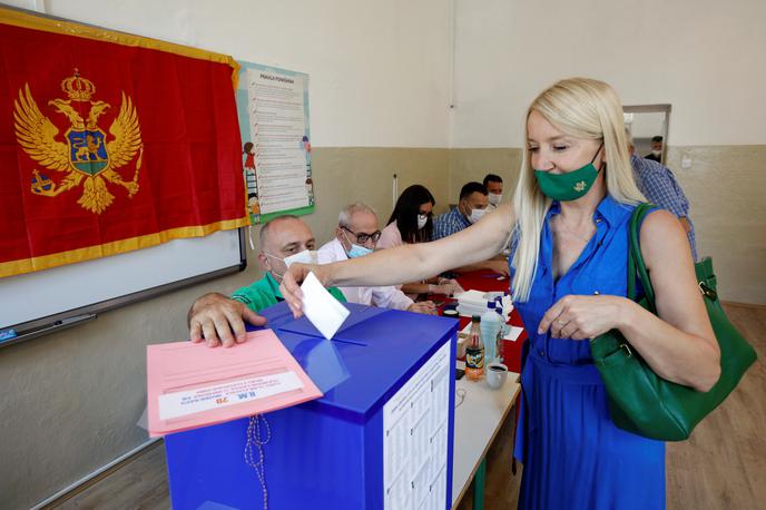volitve Črna Gora | Volilna udeležba je bila kar 75,9-odstotna. | Foto Reuters