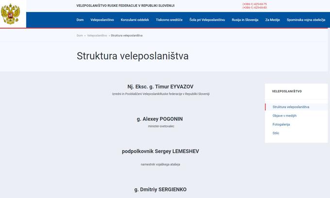 rusko veleposlaništvo | Foto: Rusko veleposlaništvo v Sloveniji