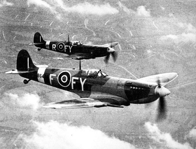 Britansko vojaško letalo Spitfire | Foto: Park vojaške zgodovine