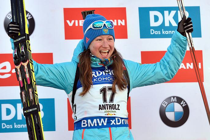 Olga Podčufarova | Rusinja Olga Podčufarova bo okrepila slovensko biatlonsko vrsto. | Foto Getty Images