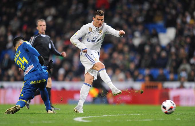 Ronaldo bo imel z belimi baletniki popravni izpit prihodnjo sredo v Vigu. | Foto: Guliverimage/Getty Images