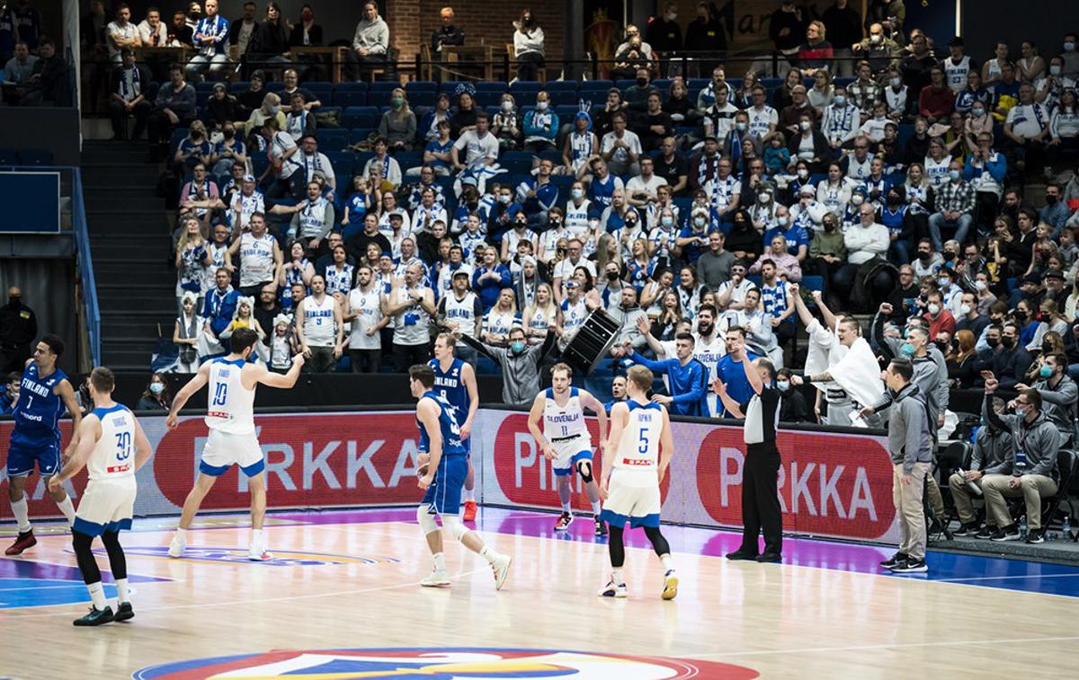 Finska : Slovenija, slovenska košarkarska reprezentanca | Finci so bili na petkovi tekmi boljši nasprotnik. | Foto FIBA