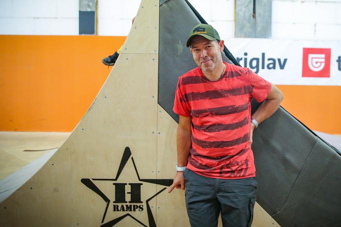 Marko Južnič je starosta slovenskega BMX in človek, ki je ogromno prispeval h gradnji BMX-parka v Tržiču. | Foto: Ana Kovač