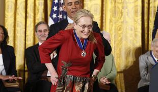 Obama Meryl Streep podelil nagrado in ji izpovedal ljubezen