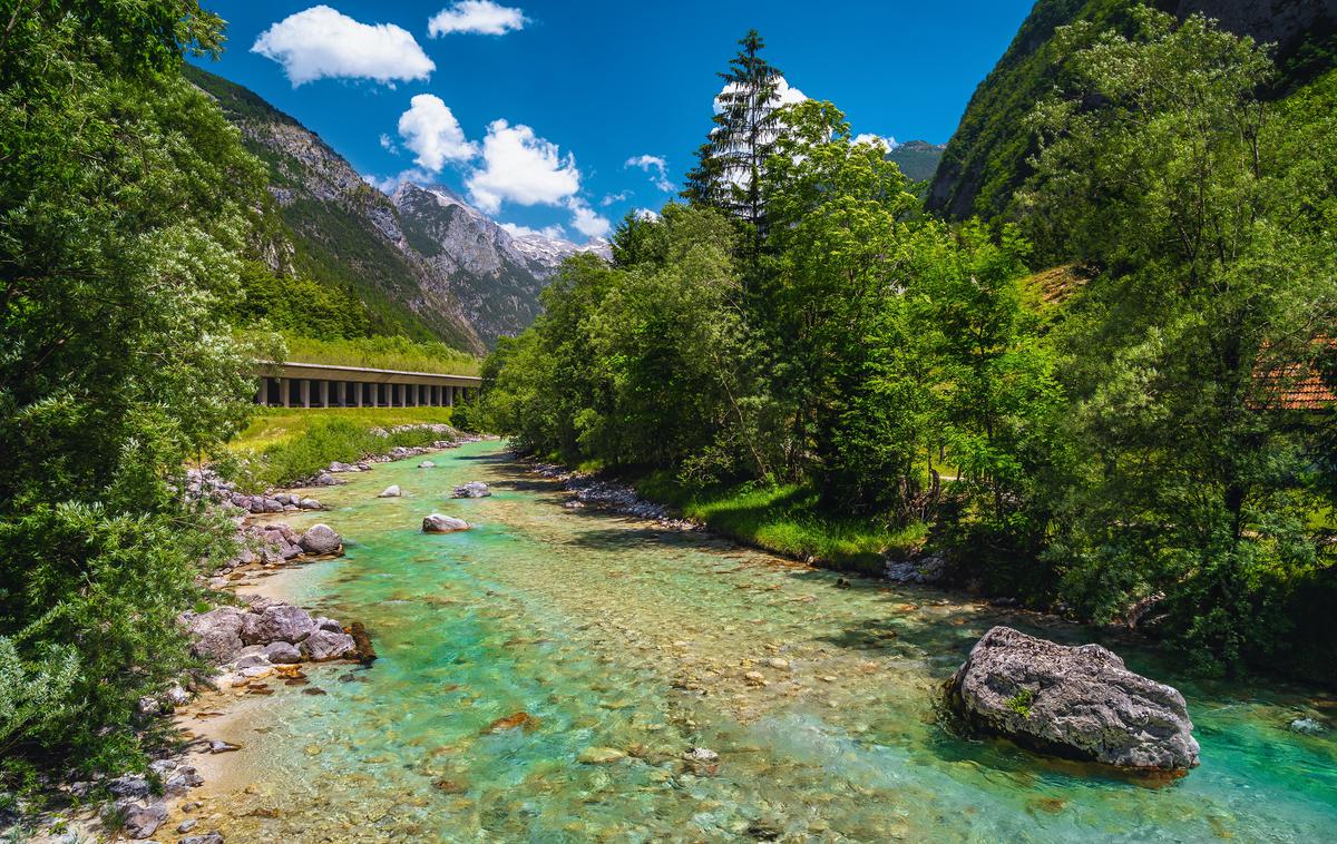 Kobarid | Po poročanju portala The Cinemaholic so produkcijsko ekipo v Sloveniji zanimali predvsem kraji, ki jih objemajo gore. | Foto Shutterstock