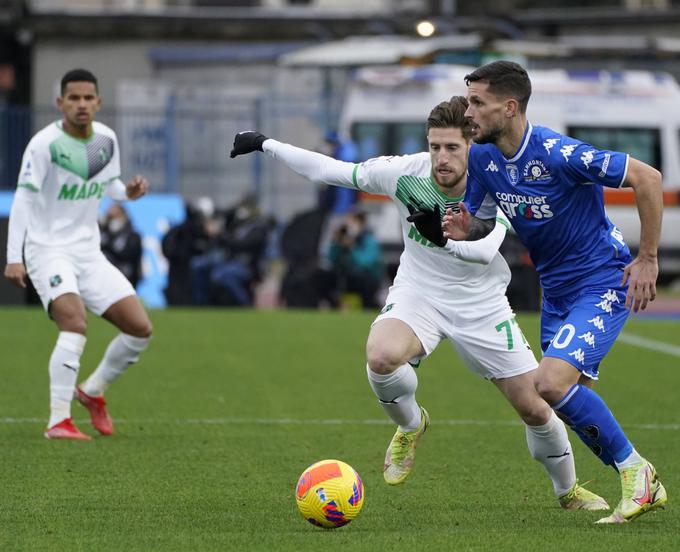 Petar Stojanović je proti Sassuolu doživel hud domači poraz (1:5). | Foto: Guliverimage/Vladimir Fedorenko