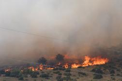 Na Rodosu se ob divjanju požara nadaljujejo evakuacije #video