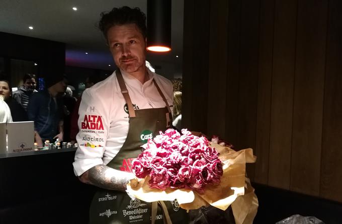 Jock Zonfrillo, avstralski kuhar, ki je v Alta Badii stregel goriško vrtnico. | Foto: Nina Vogrin