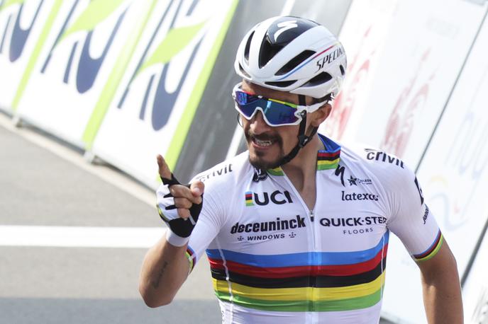 Julian Alaphilippe | Svetovni prvak v cestnem kolesarstvu Julian Alaphilippe bo izpustil letošnje olimpijske igre v Tokiu in se osredotočil na zadnji del sezone, kjer bo kar nekaj vrhuncev. | Foto Guliverimage