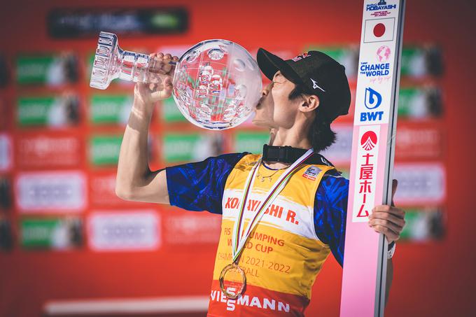 Rjoju Kobajaši je lani osvojil drugi veliki kristalni globus. | Foto: Grega Valančič/Sportida