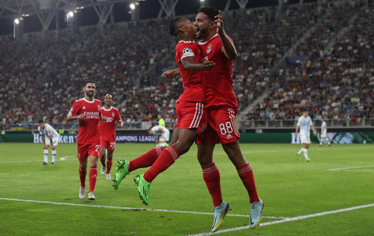 Benfica Dinamo Kijev | Benfica je z 2:0 premagala Dinamo Kijev. | Foto Reuters