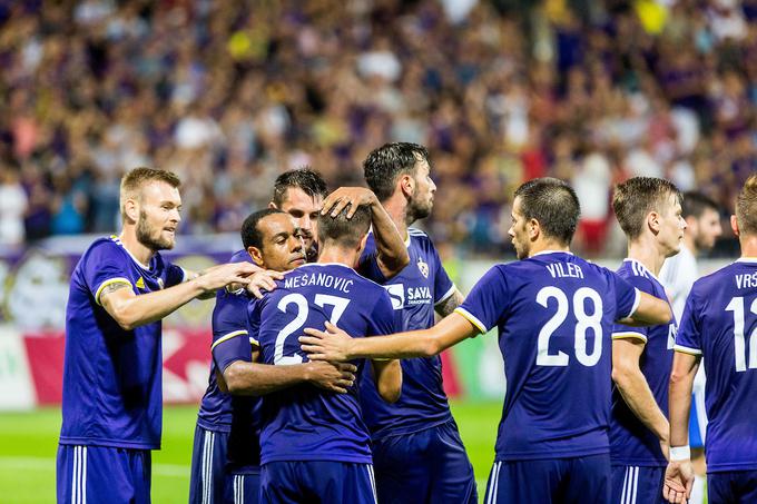 Maribor se je v četrtek prebil v 3. krog kvalifikacij za ligo Europa. | Foto: Žiga Zupan/Sportida