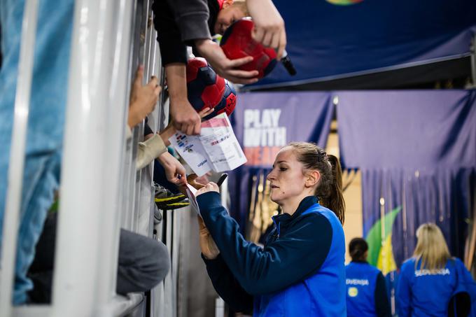 Ana Gros je med igralkami, ki imajo težave s poškodbami. | Foto: Grega Valančič/Sportida
