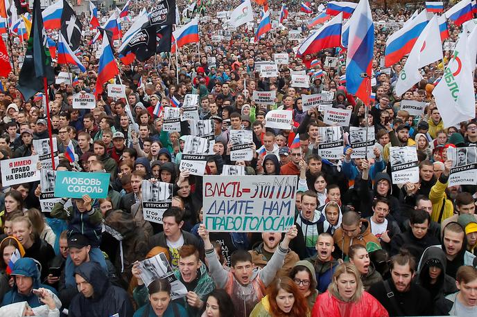 protest, Moskva, 10.8.2019 | Foto Reuters