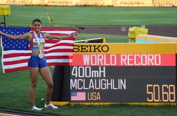 Nov svetovni rekord Američanke, Perujka še z drugim zlatom v Eugenu
