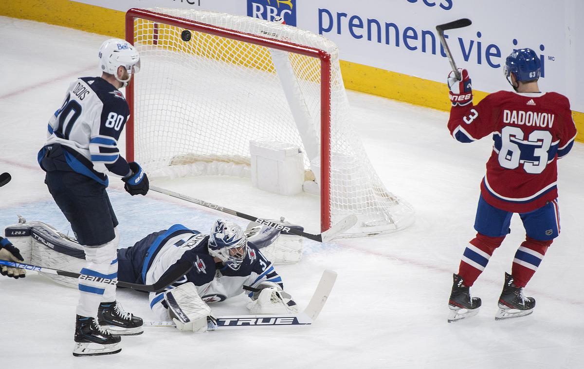 Jevgenij Dadonov Montreal Canadiens | Jevgenij Dadonov je k zmagi Montreala nad Winnipegom prispeval dva gola. | Foto Guliverimage