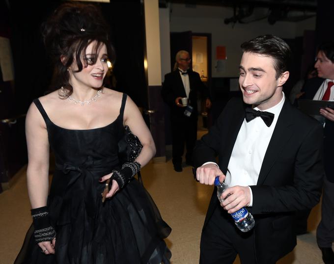 Helena Bonham Carter in Daniel Radcliffe leta 2013. | Foto: Guliverimage/AP