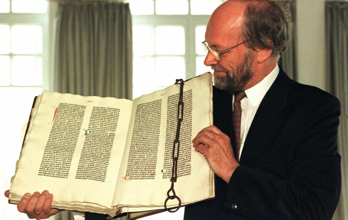 Gutenbergova Biblija | Foto Reuters