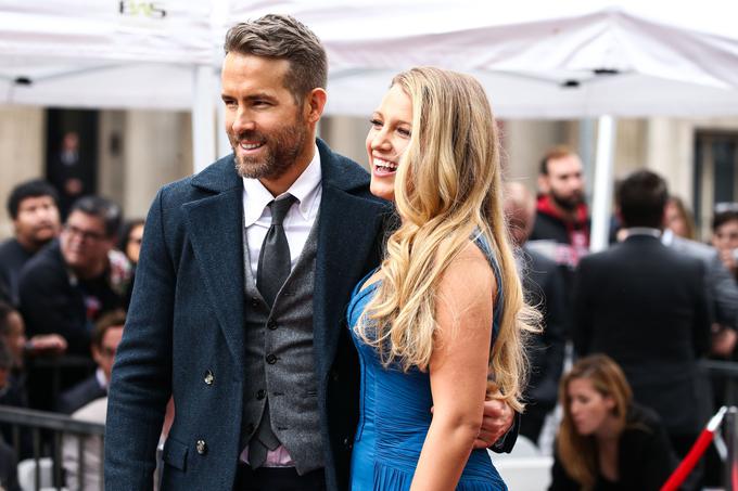 Ryan Reynolds in Blake Lively sta poročena od leta 2012 in imata tri hčerke. Zdaj pričakujeta četrtega otroka. | Foto: Guliverimage/Picture Alliance