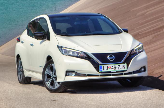 To je druga generacija nissan leafa, ki je do zdaj najbolje prodajani električni avto na svetu. Pred dnevi je prvič uradno prek zastopnika pripeljal v Slovenijo.  | Foto: Nissan