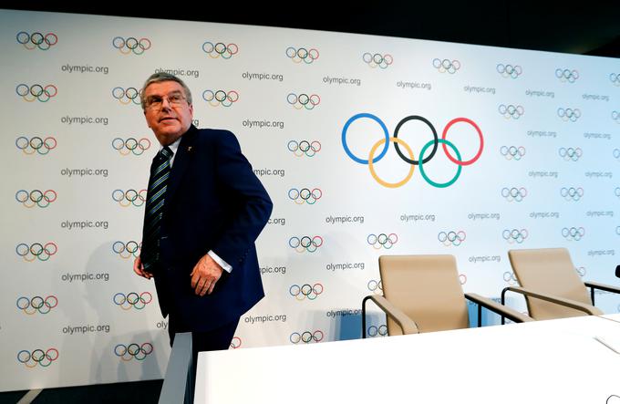 Odločitev je sporočil predsednik MOK Thomas Bach. | Foto: Reuters