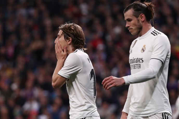 Luka Modrić, Gareth Bale | Real se je v zadnjih treh tednih poslovil od sanj o obeh španskih lovorikah. | Foto Reuters