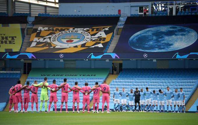 Manchester City se bo v četrtfinalu udaril z Lyonom. | Foto: Gulliver/Getty Images