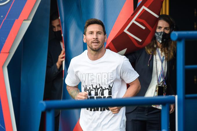 Lionel Messi, ki bo v nedeljo debitiral za PSG v francoskem prvenstvu, bo prvič zaigral v ligi prvakov v dresu, na katerem ne bo grba Barcelone. | Foto: Guliverimage/Vladimir Fedorenko