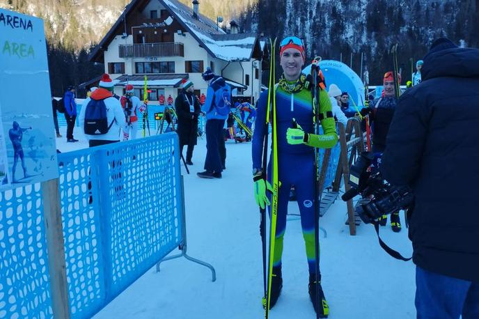 Pavel Trojer | 17-letni slovenski biatlonec Pavel Trojer je na zimskem Olimpijskem festivalu evropske mladine zmagal še drugič na tem tekmovanju. | Foto OKS