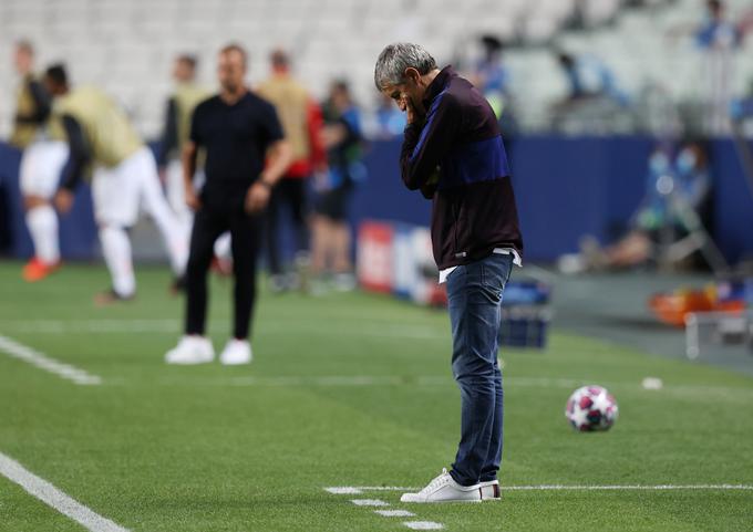Se je Quique Setien že sprijaznil z odhodom s položaja trenerja Barcelone? | Foto: Reuters