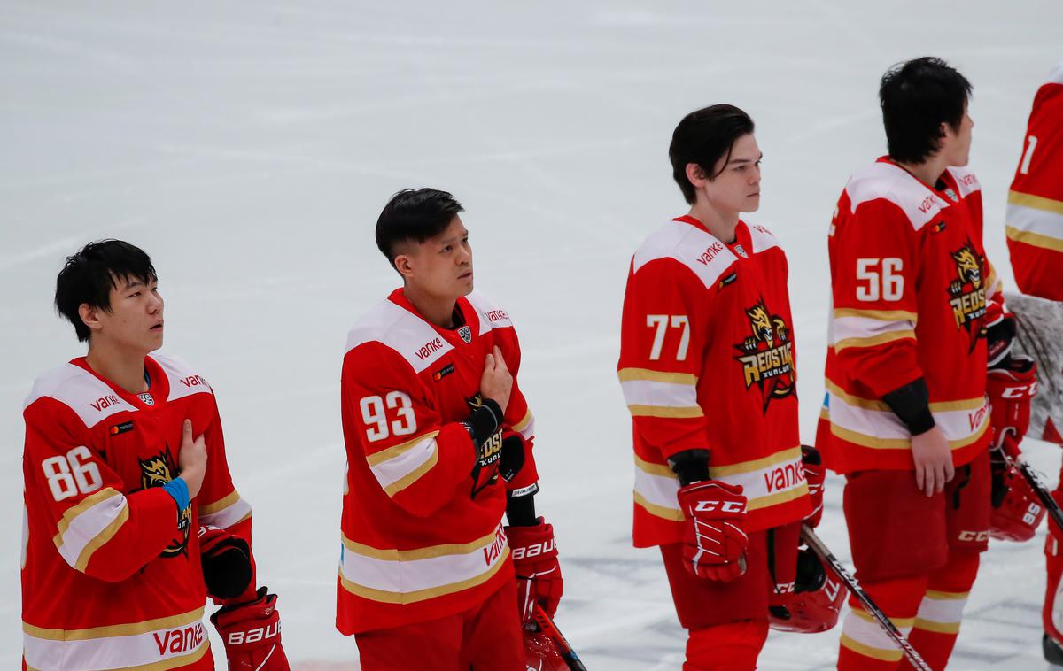 Kunlun Red Star | Mednarodna hokejska zveza (IIHF) še ni sprejela odločitve o usodi kitajske moške hokejske reprezentance na prihajajočih olimpijskih igrah. | Foto Guliverimage