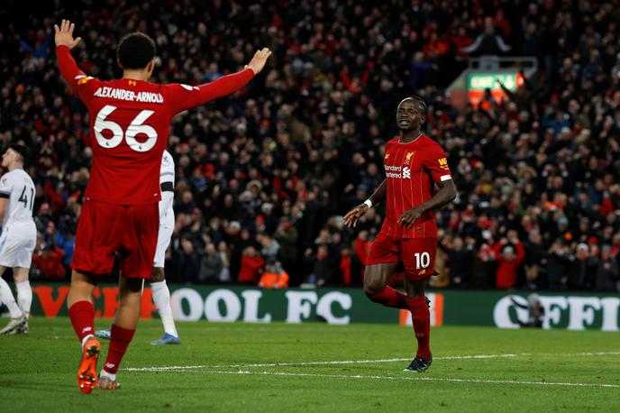 Liverpool | Liverpool nadaljuje svoj pohod. Z 18. zaporedno zmago tako v gosteh kot doma so izenačili rekord Man Cityja iz leta 2017. | Foto Reuters